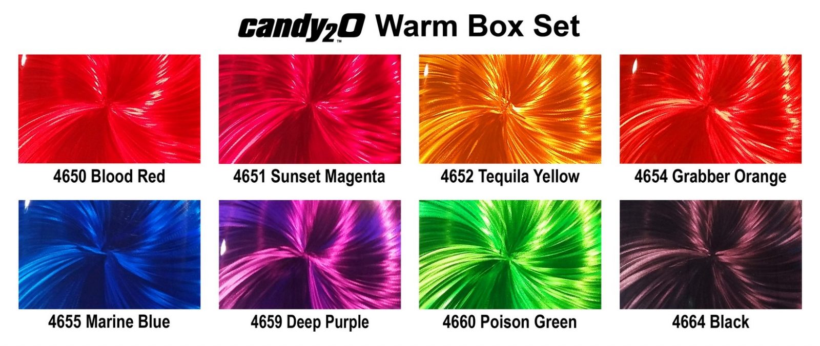 4967-B candy2o Warm Set 4oz. - Airbrush Paint Direct