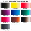 5080-00 2oz. Createx Illustration Color Wheel Set - Airbrush Paint