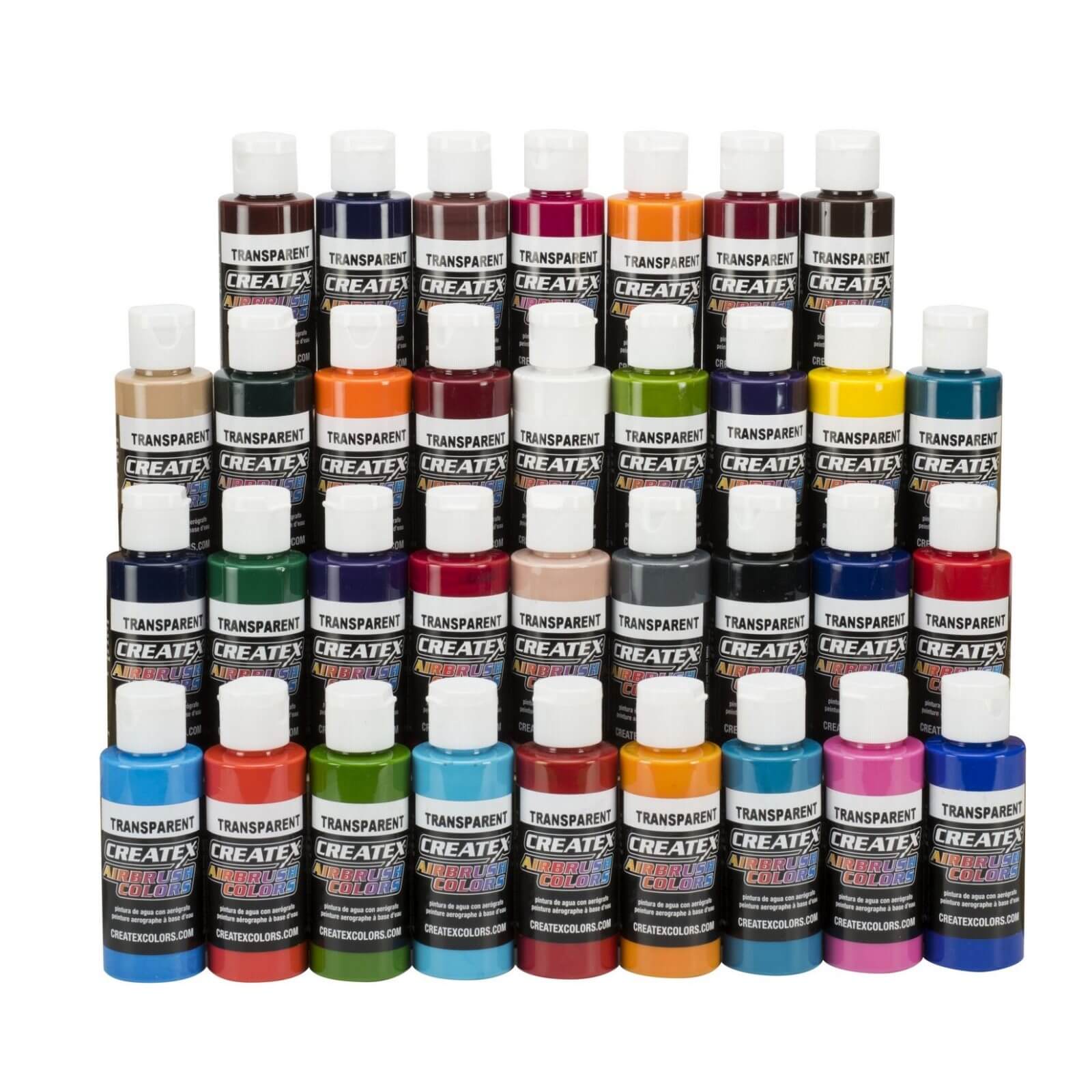 Createx Airbrush Paints Colors Transparent Brite Red 5117
