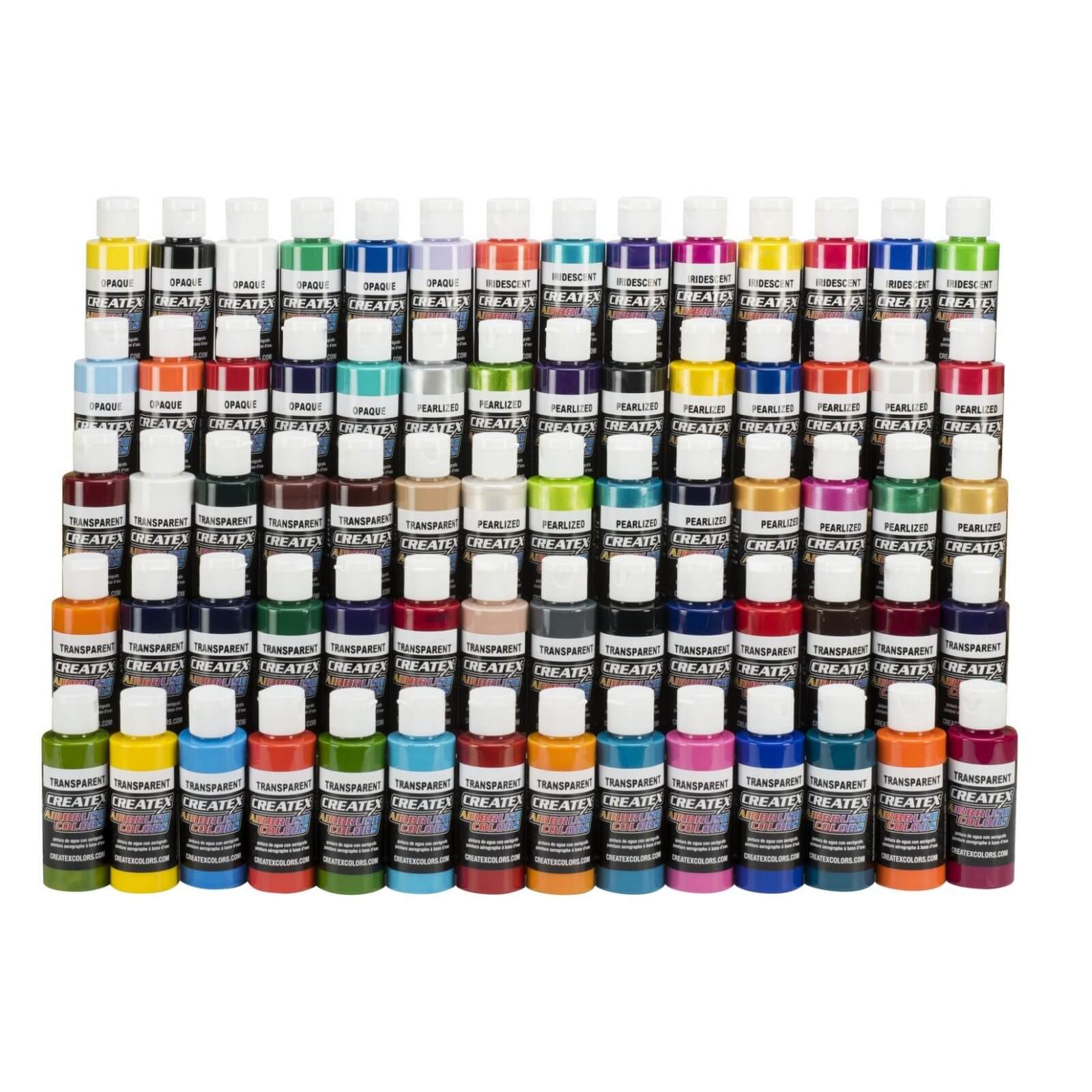 5820-02 Createx Full Range (70 colors) - Airbrush Paint Direct