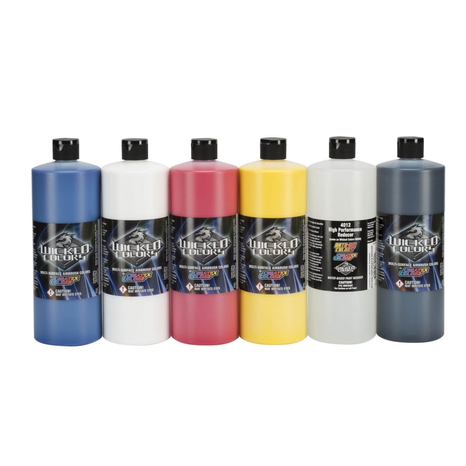 W101 Wicked Primary Set - Airbrush Paint Direct