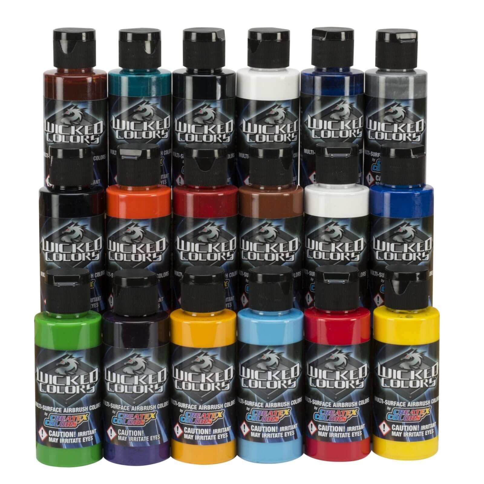 W133-02 Createx Wicked Colors Metallic Galaxy Paint Set