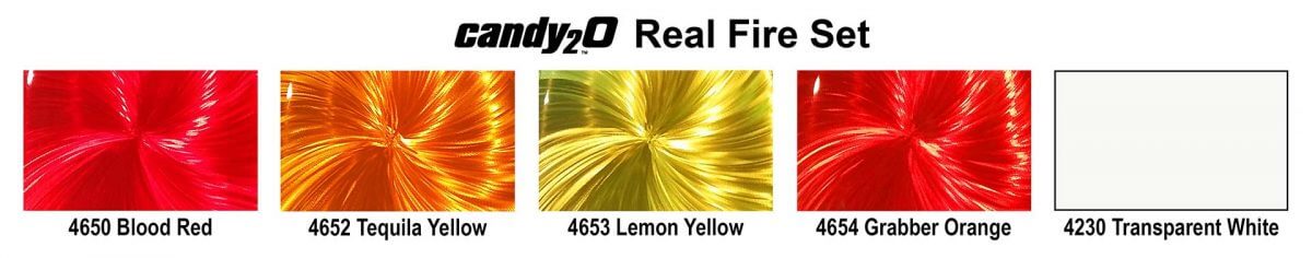 4970 candy2o Real Fire Set - Airbrush Paint Direct