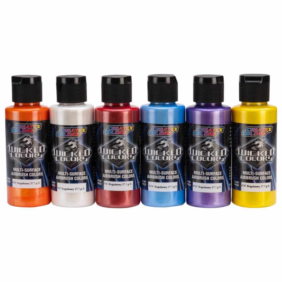 Createx Wicked Colors W304 Pearl Blue 2oz. water-based universal airbrush  paint